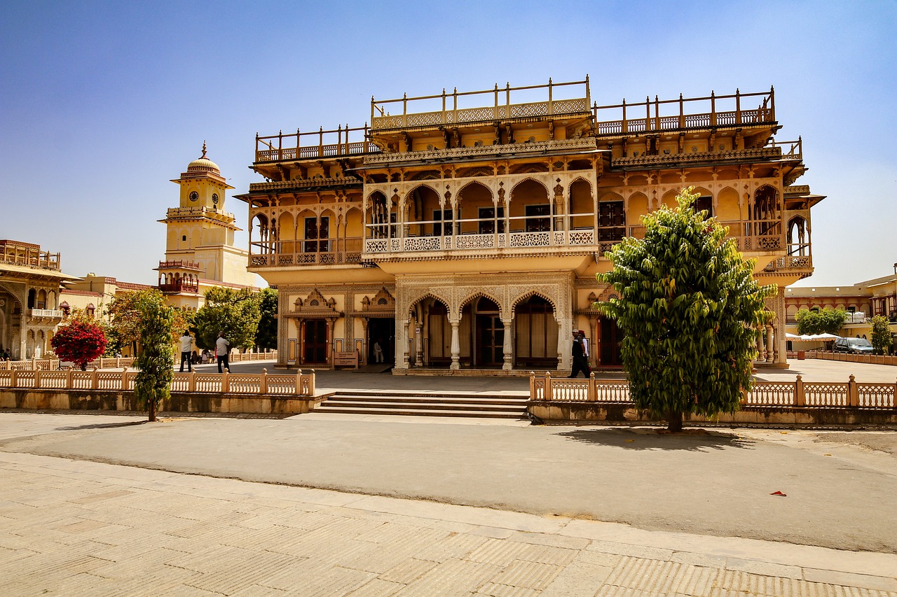 mubarak mahal, city palace jaipur which is now converted into a museum