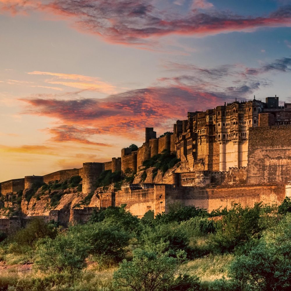 Ancient Museum on a Hill in India