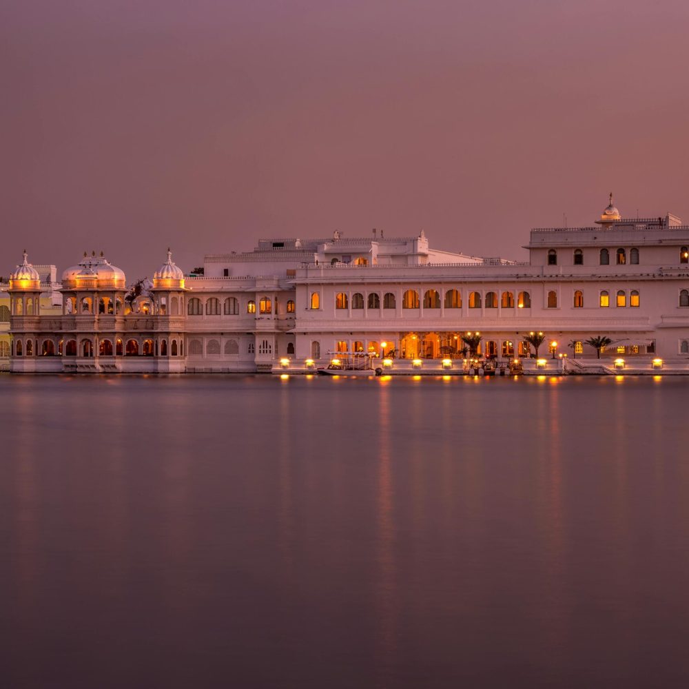 Taj Lake Palace, Udaipur in the center of Lake Pichola